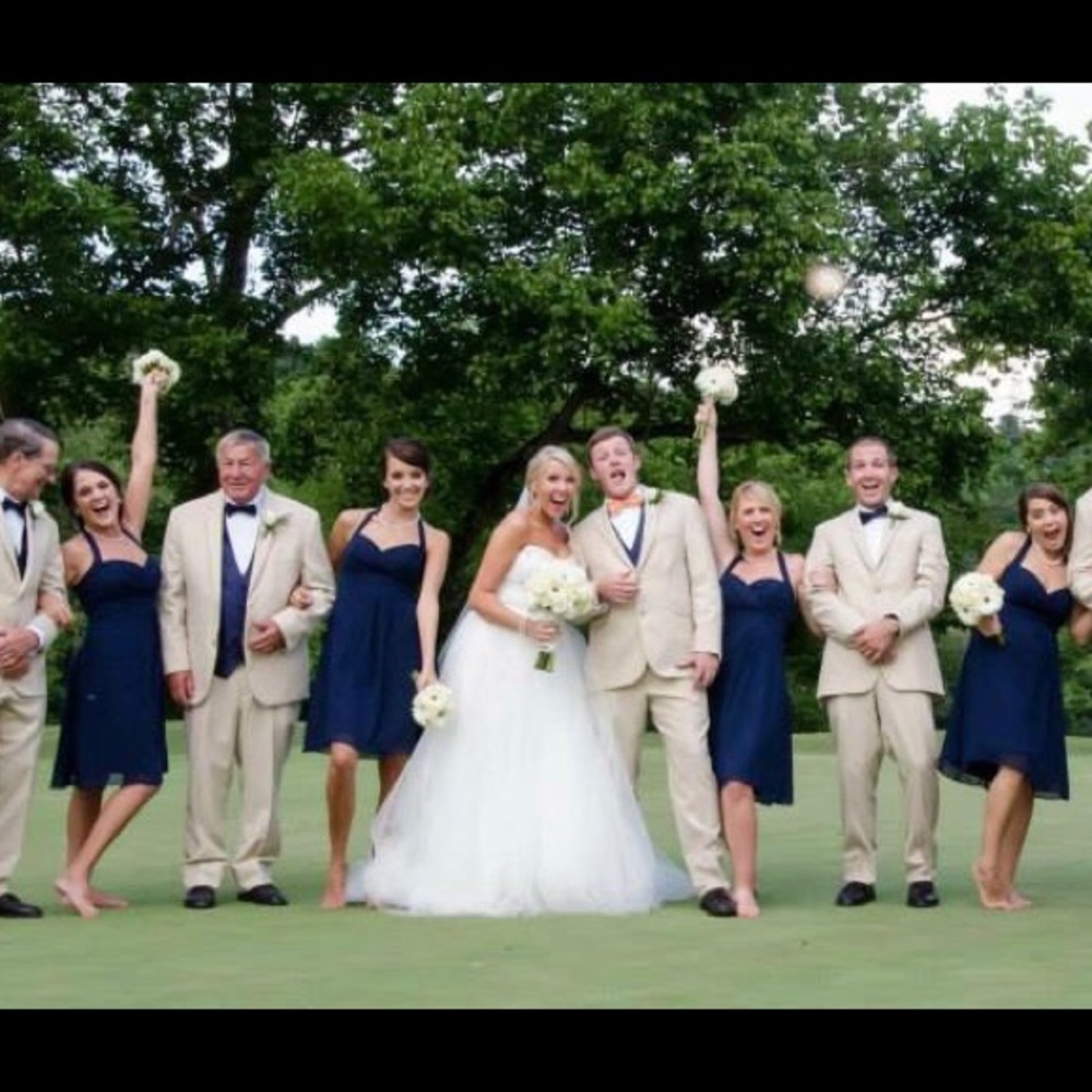 Alfred Angelo Navy Bridesmaids Dress